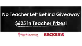 No Teacher Left Behind Giveaway with AdoptAClassroom.org
