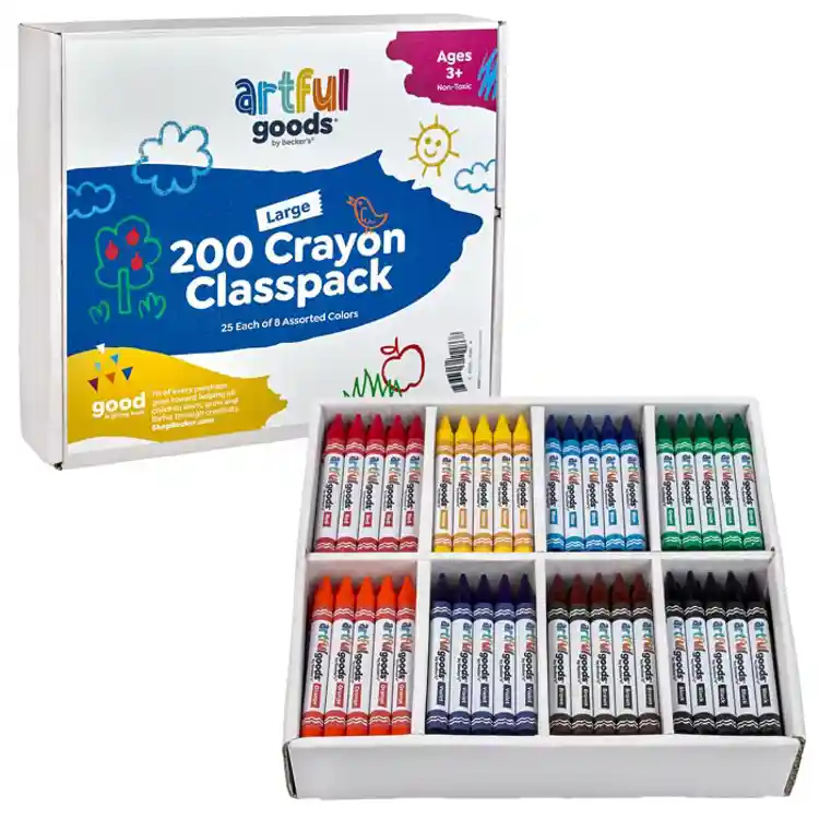 Artful Goods® Large Crayon Classpack