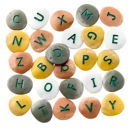 Alphabet Pebbles, Uppercase