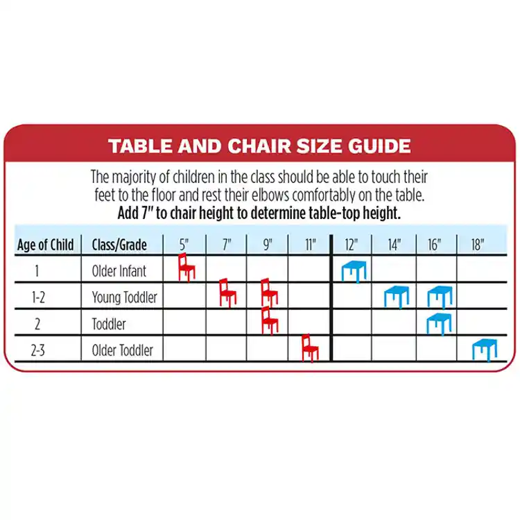 Angeles® BaseLine® Tables, Caramel Brown