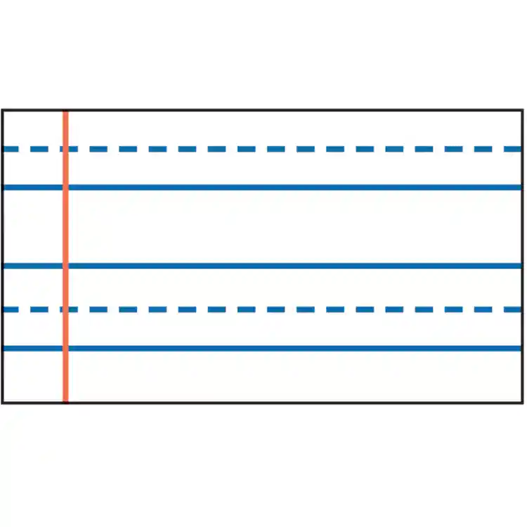 Becker's Cursive Practice Paper, White