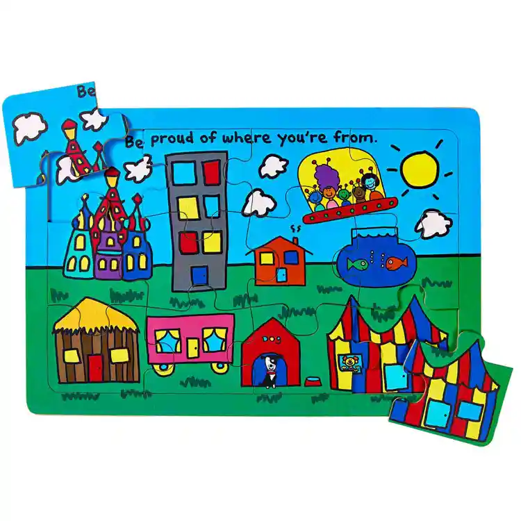 Becker's Todd Parr Be Who You Are Puzzle Set