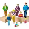 Caucasian Pretend Play Family