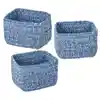 Becker's Naturally Soft Baskets, Blue