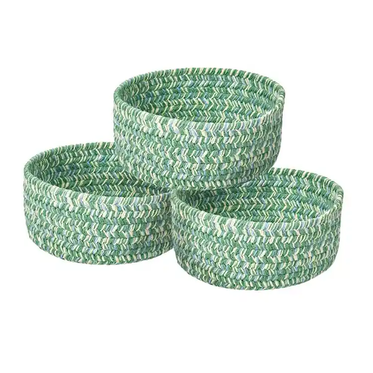 Becker's Misty Bay Basket Sets, Sea Grass, Medium (8" diameter)