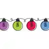 Colorful Doodle Lights EZ Border