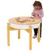 Deep Spot Tuff Tray Wooden Stand
