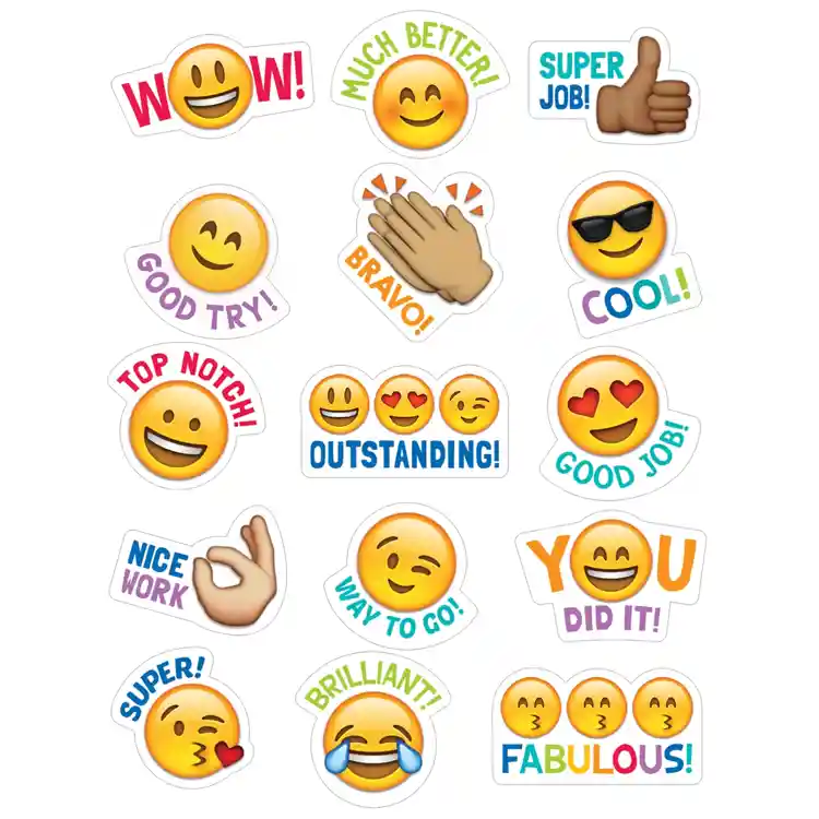 Emoji Rewards Stickers Classroom Pack