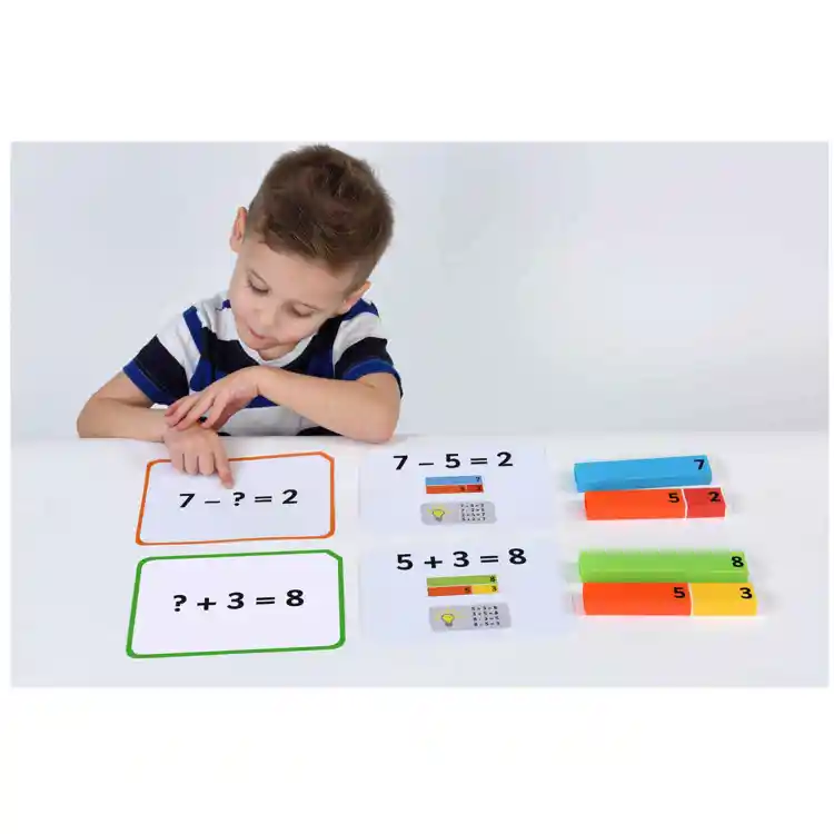 Connecting Number Rods & Cards Set
