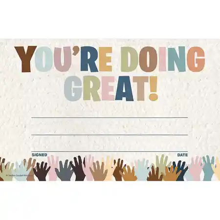 Everyone is Welcome You’re Doing Great! Awards