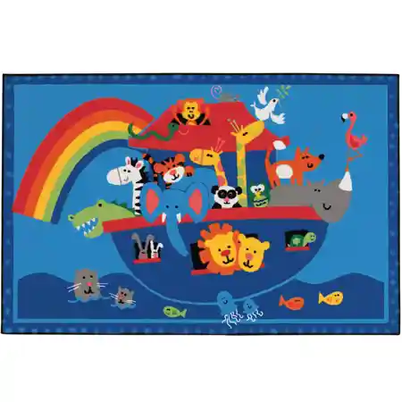 KID$ Value Classroom Rugs™, Noah's Animals
