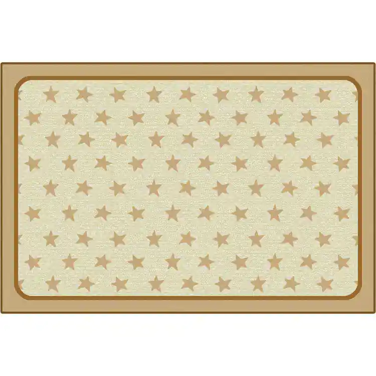 KID$ Value Plus Classroom Rugs™, Super Stars Rectangle 6' x 9'
