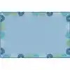 KIDSoft™ Rainbows Border Rug, Soft Colors