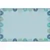 KIDSoft™ Rainbows Border Rug, Soft Colors