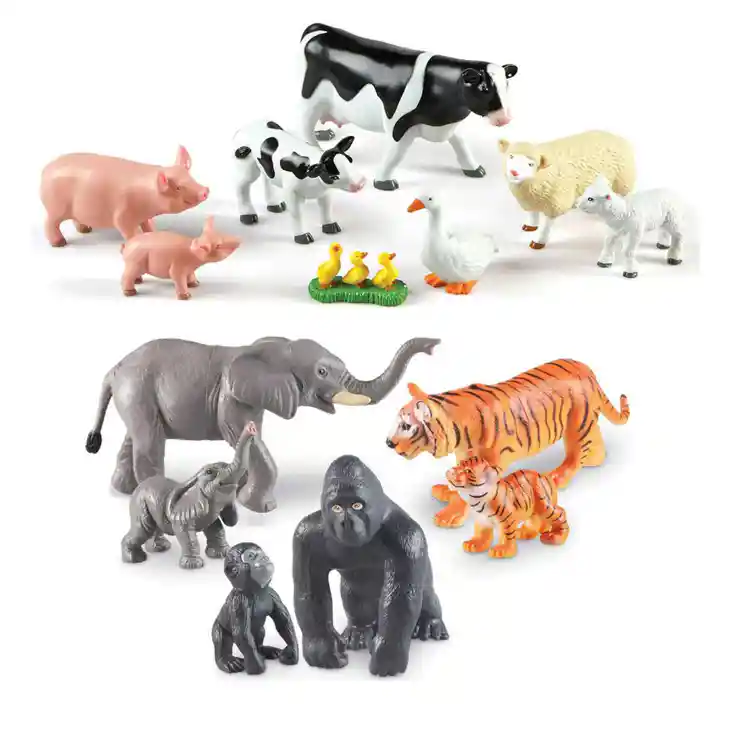 Jumbo Animals Mommas & Babies Set