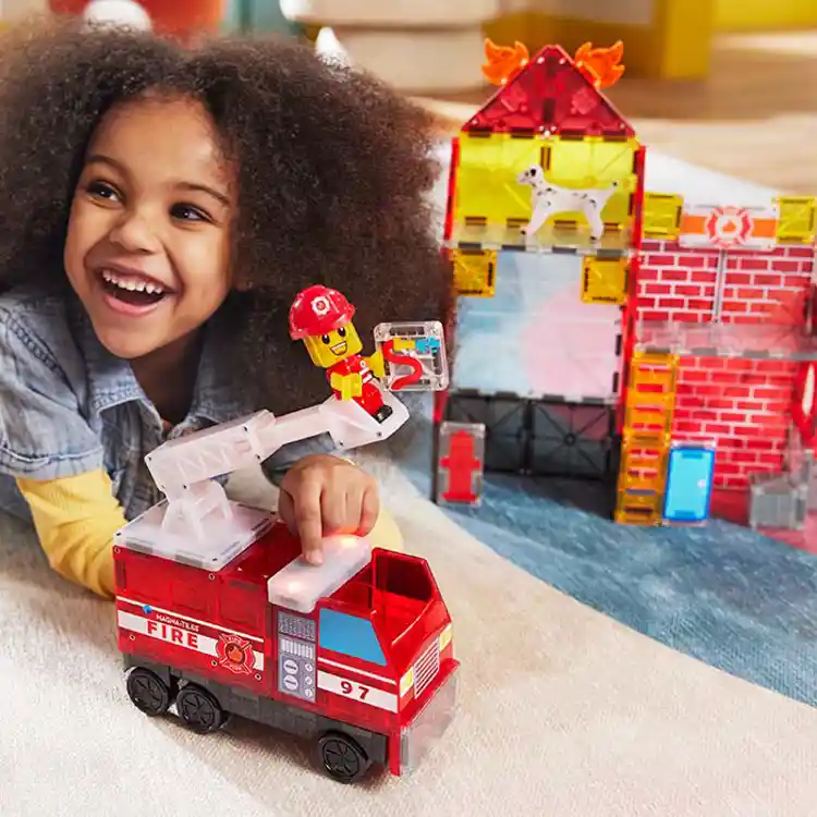 MAGNA-TILES® Fire Station