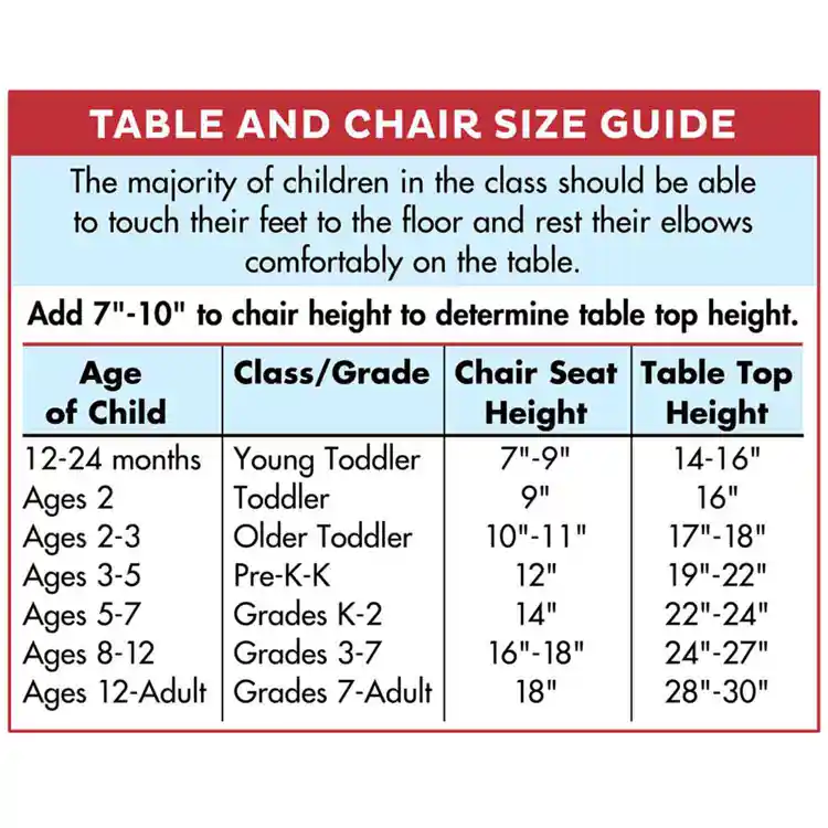 Rainbow Accents® KYDZ® Maple Top Activity Tables