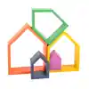 Rainbow Nesting Shapes Set