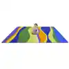 Riding Waves Classroom Rug, Rectangle 5'4" x 7'8"