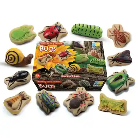 Sensory Play Stones, Bugs