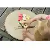 Sensory Play Stones, Threading Kebabs
