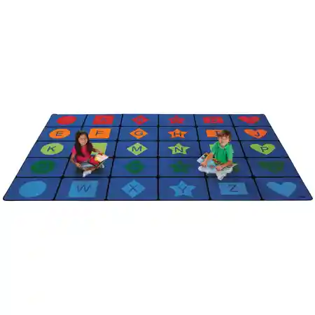 Simple Shapes Seating Classroom Rug