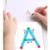 Textured Letter Cards, Uppercase