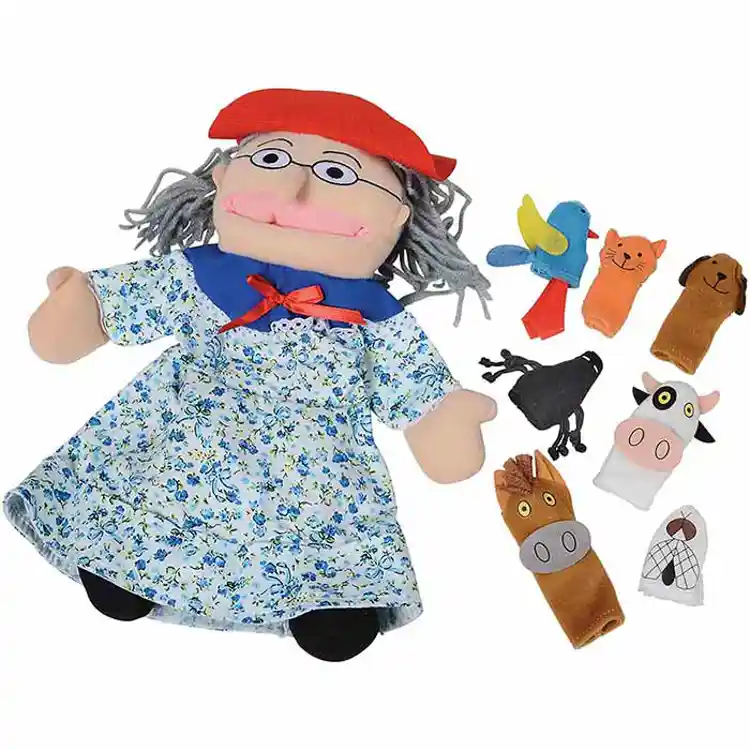 There Was An Old Lady Who Swallowed A Fly Storytelling Props