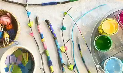 Bright & Beautiful Branches Art Activity