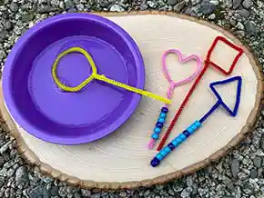 Craft Stem Bubble Wands Activity 