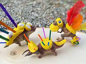 Dough & DInos Art & Craft Activity