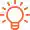 Orange Lightbulb