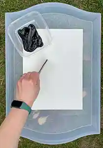 Simple Line Painting Literacy Art Activity