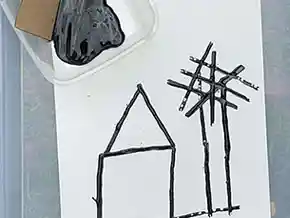 Simple line painting