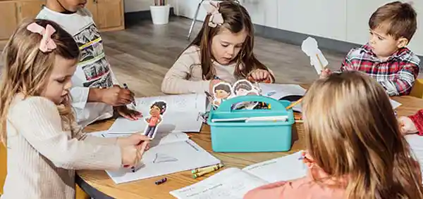 Children using Instill SEL Curriculum