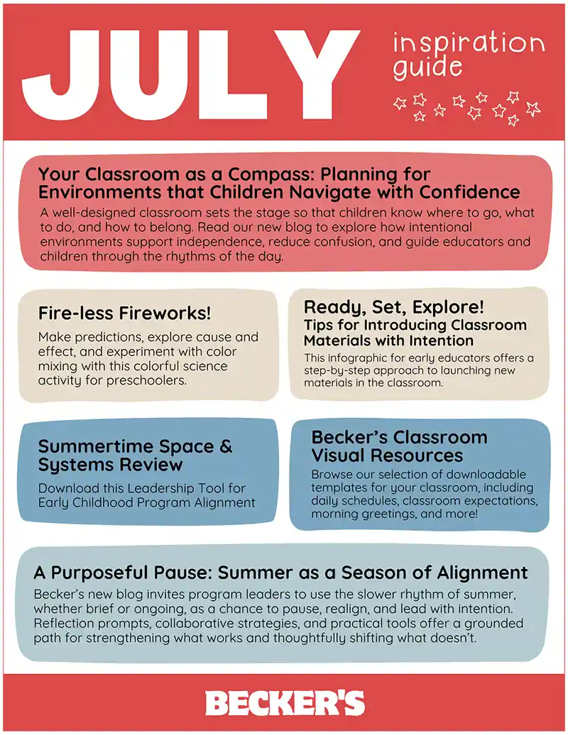 July 2025 Teacher Inspiration Guide