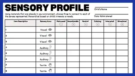 Sensory Profile and Getting to Know You