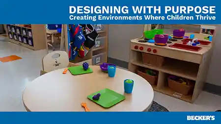 Preschool classroom dramatic play learning center
