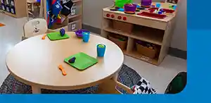Preschool classroom dramatic play learning center
